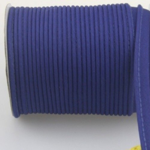 Passepoil - dépassant - coton  - bleu marine - 12 mm - vendu au mètre