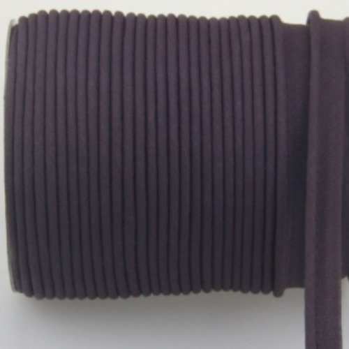 Passepoil - dépassant - coton  - marron - chocolat - 12 mm - vendu au mètre