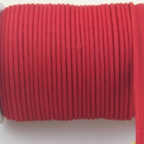Passepoil - dépassant - coton  - rouge - 12 mm - vendu au mètre