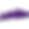 Ruban gros grain  - ruban à pois blanc fond violet