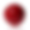1 boule bola musical de grossesse - grelot mexicain - 16 mm - rouge - r846