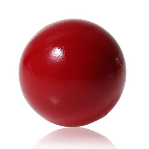 1 boule bola musical de grossesse - grelot mexicain - 16 mm - rouge - r846