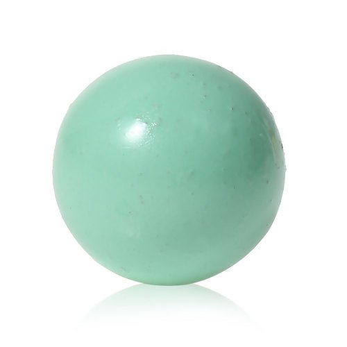1 boule bola musical de grossesse - grelot mexicain - 16 mm - vert tendre - r833