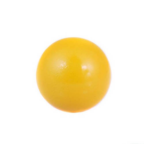 1 boule bola musical de grossesse - grelot mexicain - 18 mm - jaune - r252