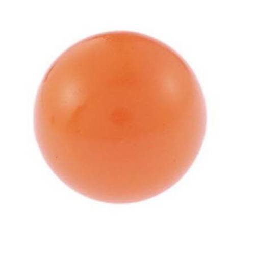 1 boule bola musical de grossesse - grelot mexicain - 16 mm - orange - r709
