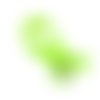 Fermeture eclair dentelle - vert anis  20 cm 