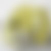 Fermeture eclair dentelle - jaune paille - 20 cm 
