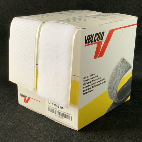 Velcro autocollant/adhésif bandes auto-agrippantes,scratch blanc 50mm par tranche de 50 cm