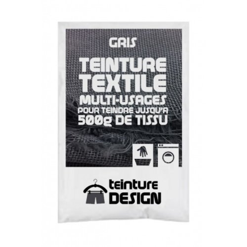 Teinture design pour tissu/textile/vêtement coloris gris 4