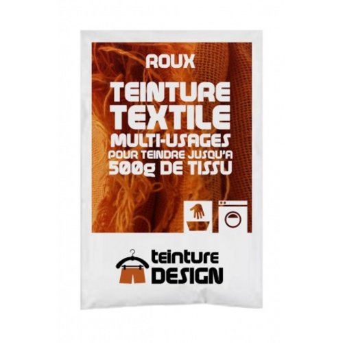 Teinture design pour tissu/textile/vêtement coloris roux 11