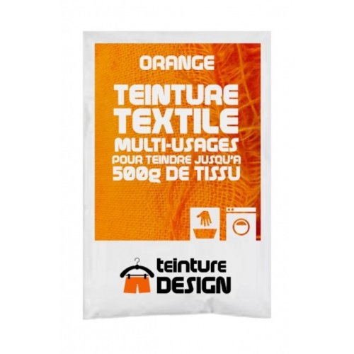 Teinture design pour tissu/textile/vêtement coloris orange 12