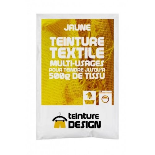 Teinture design pour tissu/textile/vêtement coloris jaune 14