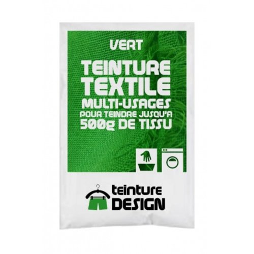 Teinture design pour tissu/textile/vêtement coloris vert 19