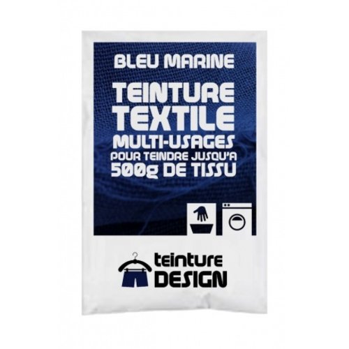 Teinture design pour tissu/textile/vêtement coloris bleu marine 26