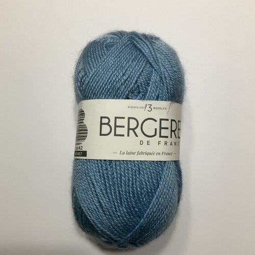 Laine calinou bleu clair 10042 bergère de france laine layette