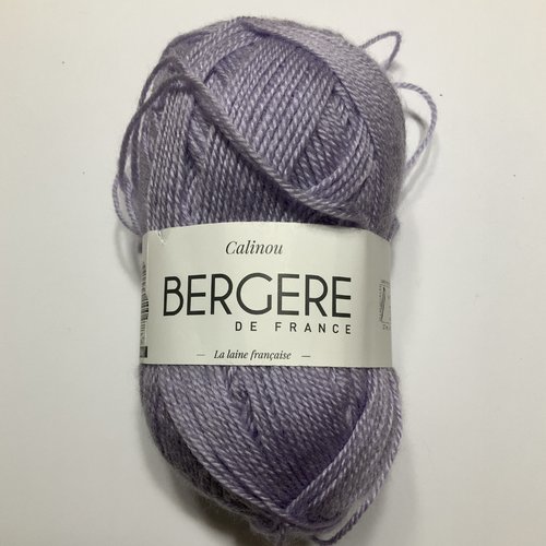 Laine calinou parme 10047 violet bergère de france laine layette