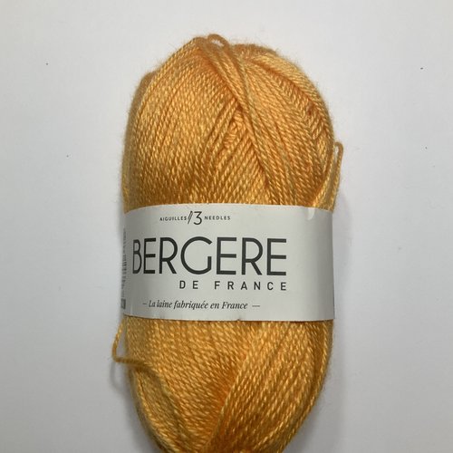 Laine calinou melon 10035 orange clair vif bergère de france laine layette