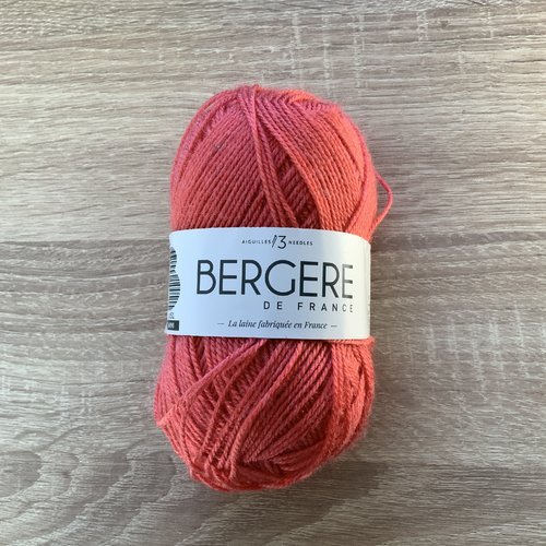 Laine calinou bégonia rose corail 10051bergère de france laine layette