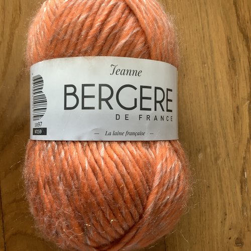 Laine jeanne bergère de france mandarine or 10897