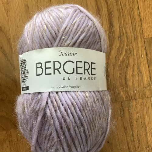 Laine jeanne bergère de france parme or 10895