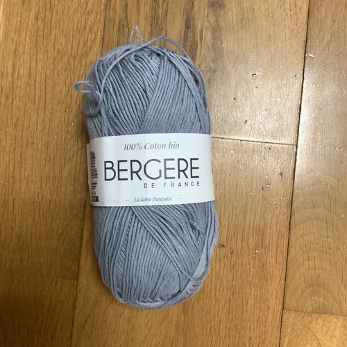 Coton 100% coton bio bergère de france grisou 10679