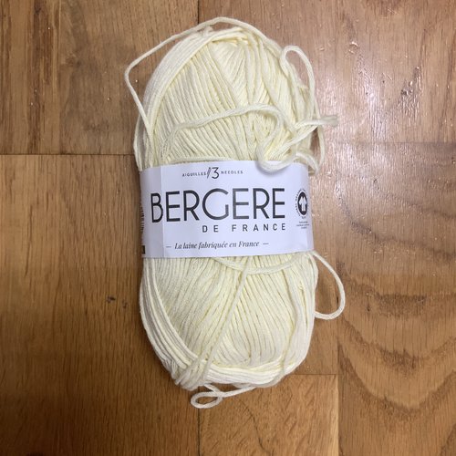 Coton 100% coton bio bergère de france paille 10672