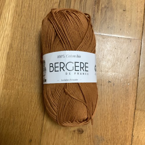Coton 100% coton bio bergère de france cuivre 10663