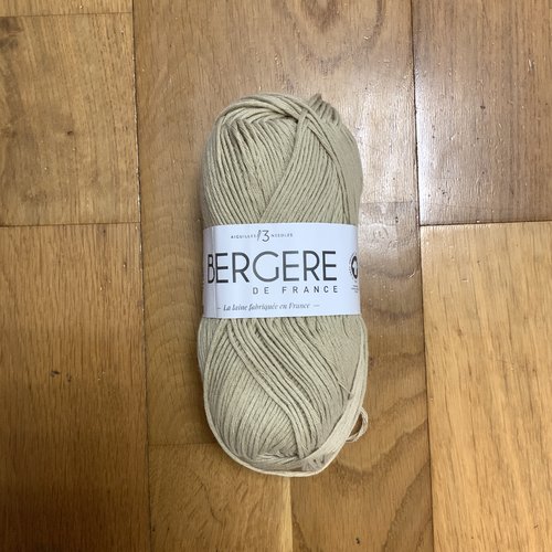 Coton 100% coton bio bergère de france sable 10660
