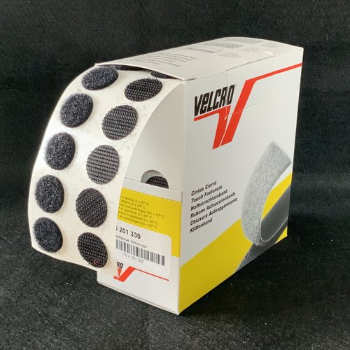 Velcro en pastilles autocollantes/adhésives scratch blanc 19mm par 10 pièces  complètes - Un grand marché