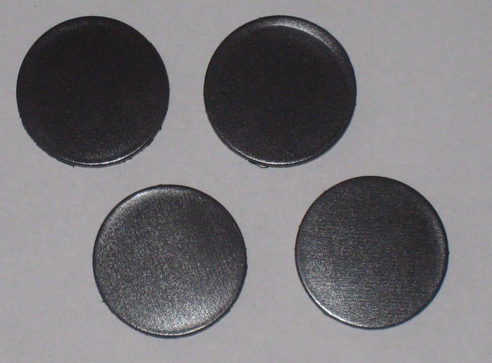 50 aimants rond diamètre 17mm - noir pour magnets ou maintiens de plaques -  Un grand marché