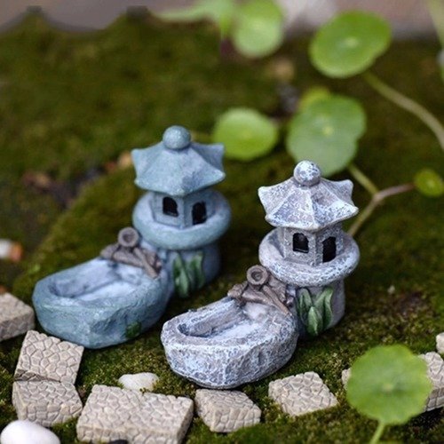 Moule silicone maison puits chinois japonais ancienne pour décoration terrarium bougie savon plâtre résine savon cire argile k264 çt