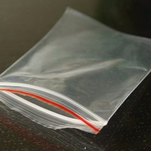 Pochette plastique zippée pour organiseur