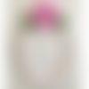 Moule silicone cadre photo ovale 27cm fleur rose perle pour plâtre cire savon résine argile wepam polyester k007 2e1000