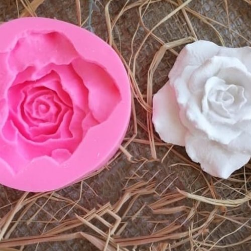 MOULE EN SILICONE ROSE - BÉBÉ FILLE ET GARÇON - POUR PÂTE FIMO, PLÂTRE, PORCELAINE, CIRE