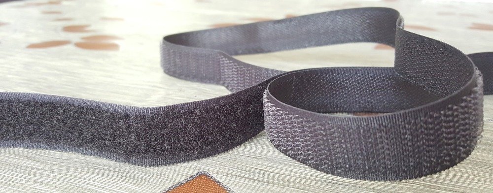 Velcro à coudre en bande Scratch en 20 mm Noir SCrtach Velcro à Cou