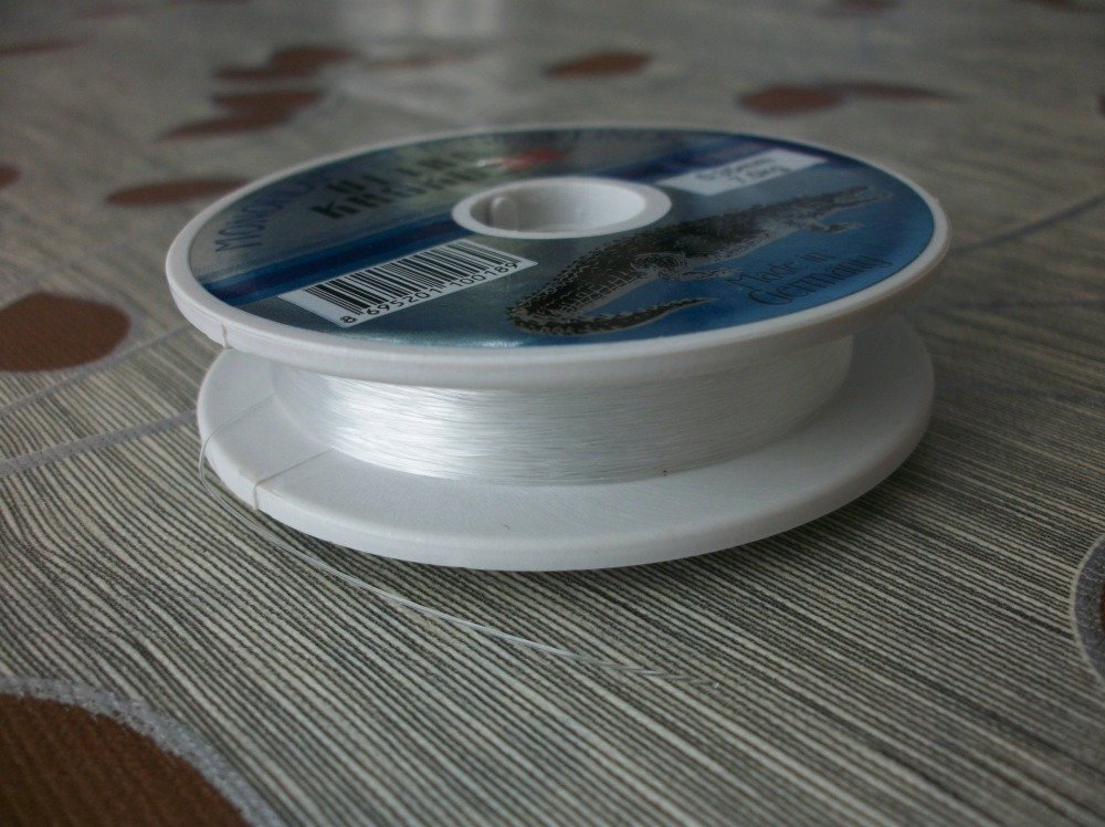 100 mètres de fil de pêche diamètre 0,5mm transparent résistance
