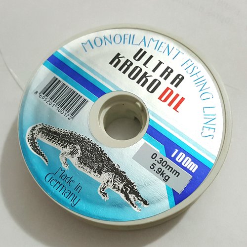 100 mètres de fil de pêche diamètre 0,3mm transparent résistance 5,7kg pour fabrication de bijoux  c41