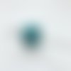 6 perles rondelle 6x3mm percé pierre howlite turquoise pierre naturelle