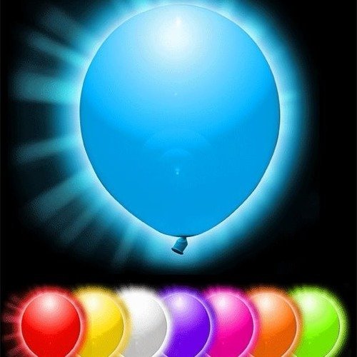 1 led lumineuse multicolore par intermittence pour ballon gonflable livré  sans ballon c30 - Un grand marché