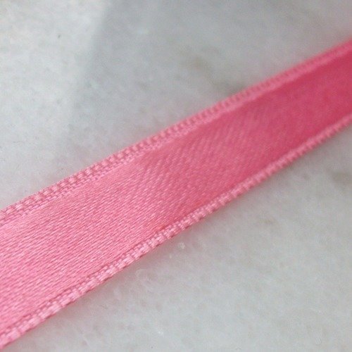 10 mètres de ruban largeur 10mm en tissu satin rose pour décoration emballage couture a8