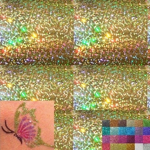 90 grammes paillettes poudre couleur doré hologramme 90g pour fimo décoration peinture maison murs auto moto