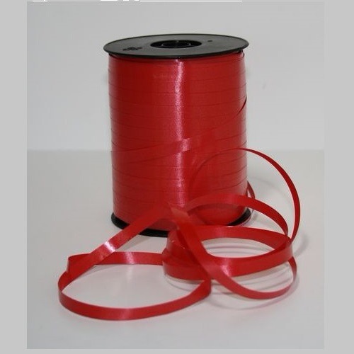 200 mètres de ruban bolduc rouge largeur 8mm pour emballage cadeaux & décoration