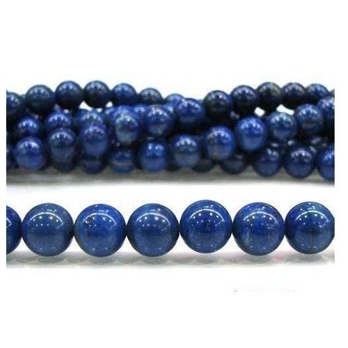 30 perles percés pierre naturelle lazuli lapis 10mm