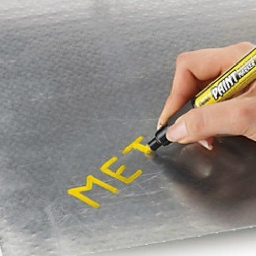1 marqueur bigpoint paint marker peinture jaune encre permanente