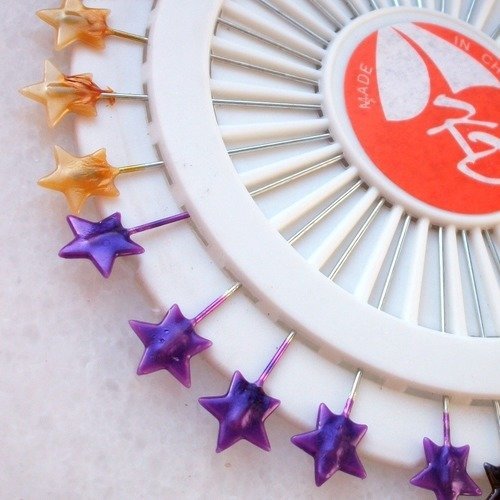 30 grandes épingles à tête en forme d étoile pour couture aiguilles multicolore 54mm b8