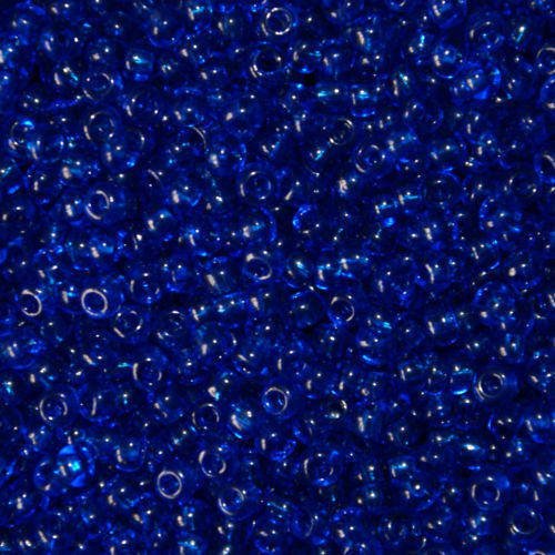 290 perles de rocailles 3mm 3x2mm bleu saphir transparent perles en verre pour shamballa collier boucles  10 grammes b68