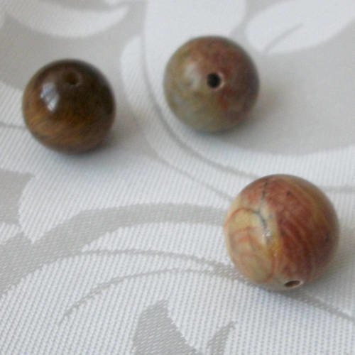 10 perle percé pierre fine bronzite 10mm gemme pierre naturelle semi précieuse