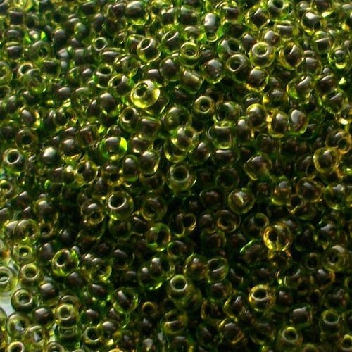 125 perles de rocailles 3mm vert forêt transparent perles en verre pour shamballa collier boucles r4   4,3 gr