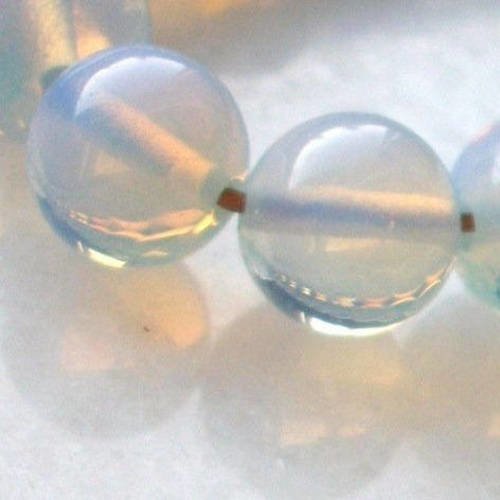 30 perles percé 8mm pierre de lune gemme naturelle semi précieuse a43