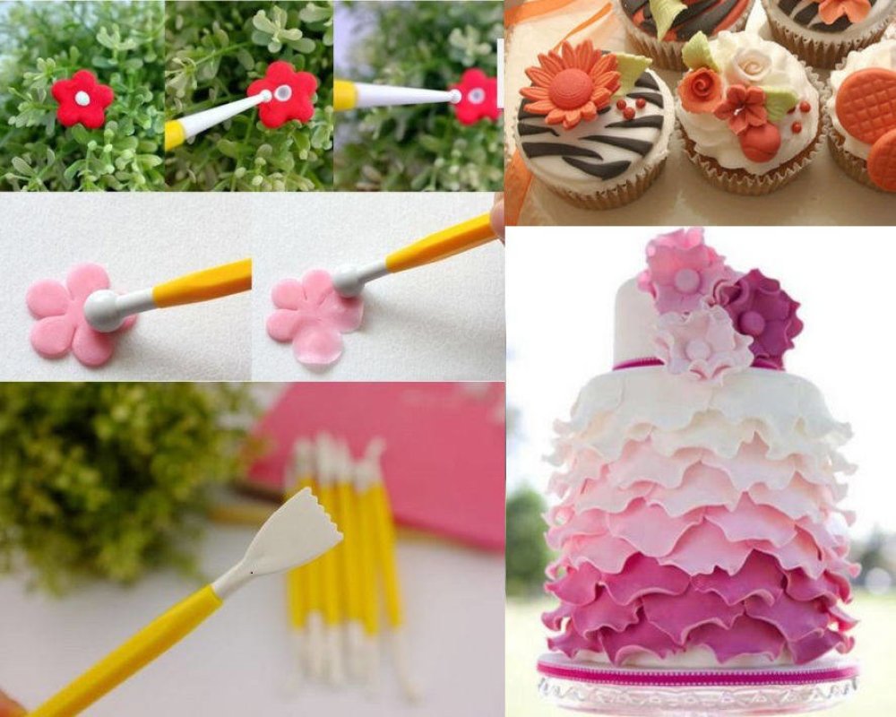 Crayon seringue à piston violet outil alimentaire pour décorer et écrire  sur gâteaux fondant pâte à sucre patisserie b13 - Un grand marché